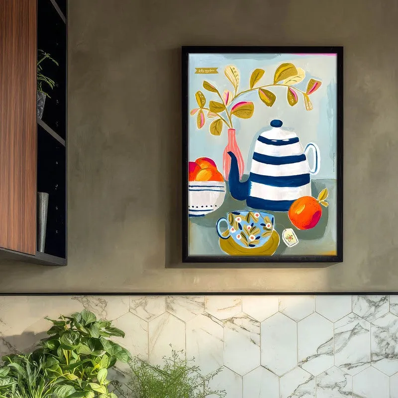 Kettle Couture Archival Canvas Wall Art - Black media 3