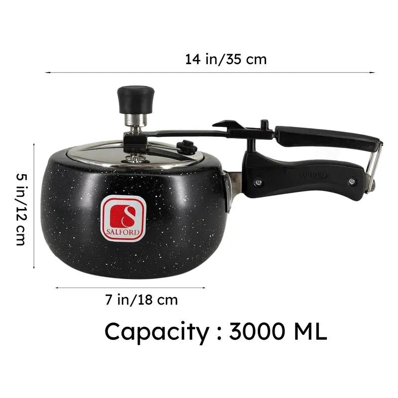 Salford Ceramic Coated Pressure Cooker (Black) - 3000 mL media 13