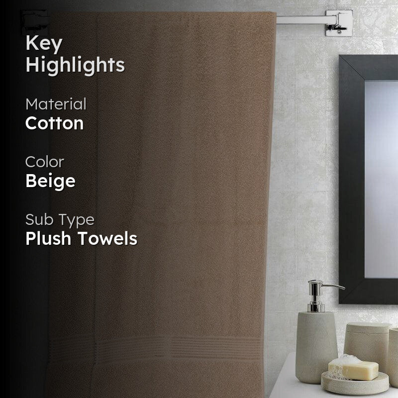 Bodil Bath Towel (Beige) - Set Of Two media 2