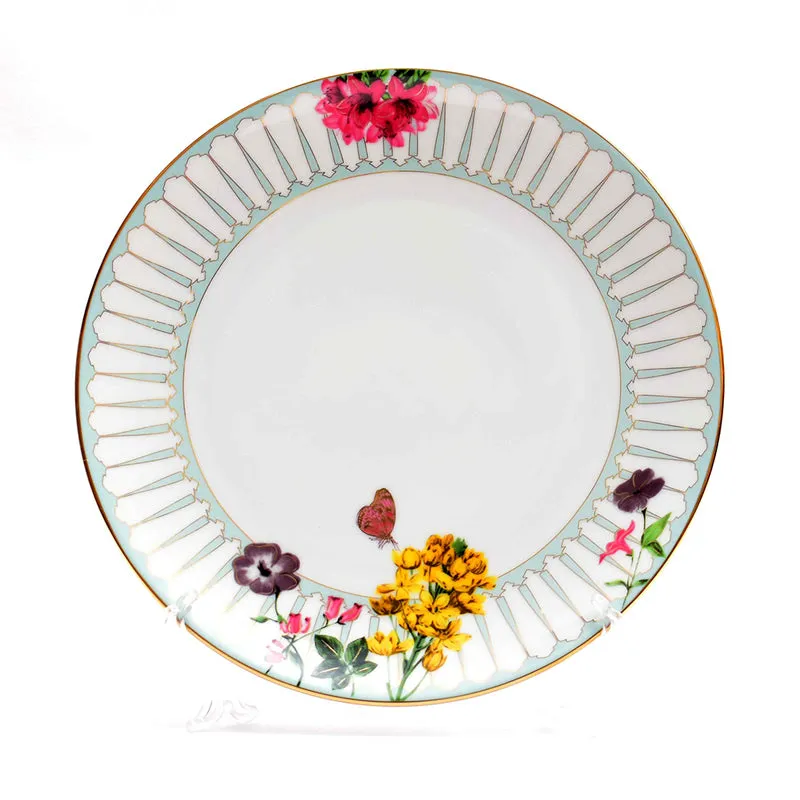 Basant 24k Gold Brushed Porcelain Dinner Set - 33 Piece Set media 5