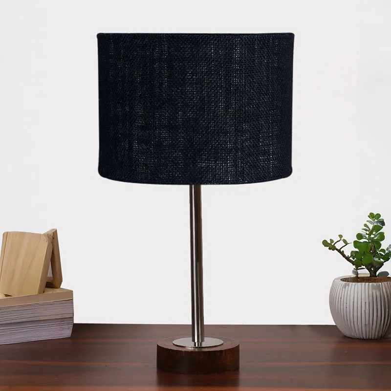 Sienna I Rodin Wooden Table Lamp - Black,Silver,Brown media 3