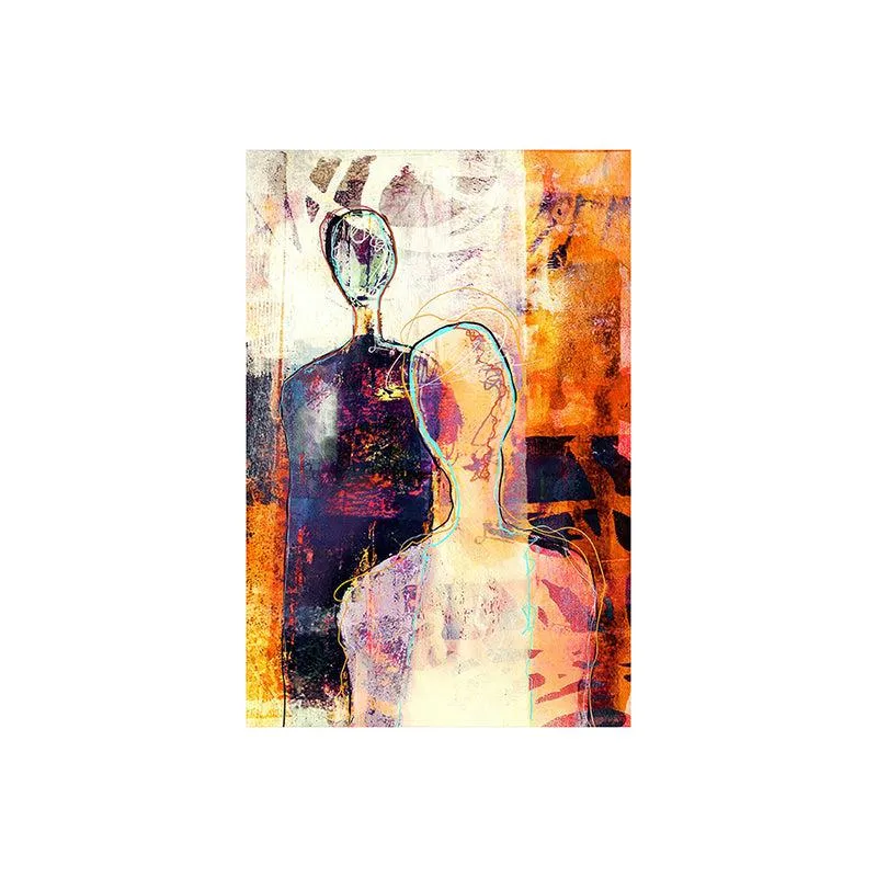 The Duality Of Spirit Abstract Wall Painting media 5