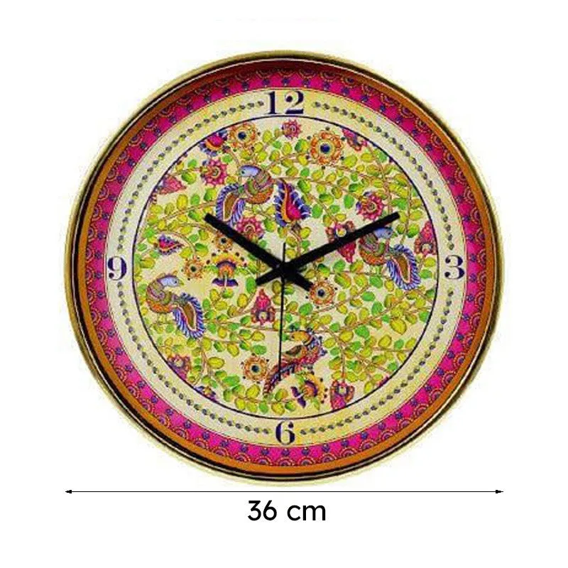 Kalamkari Wall Clock media 6