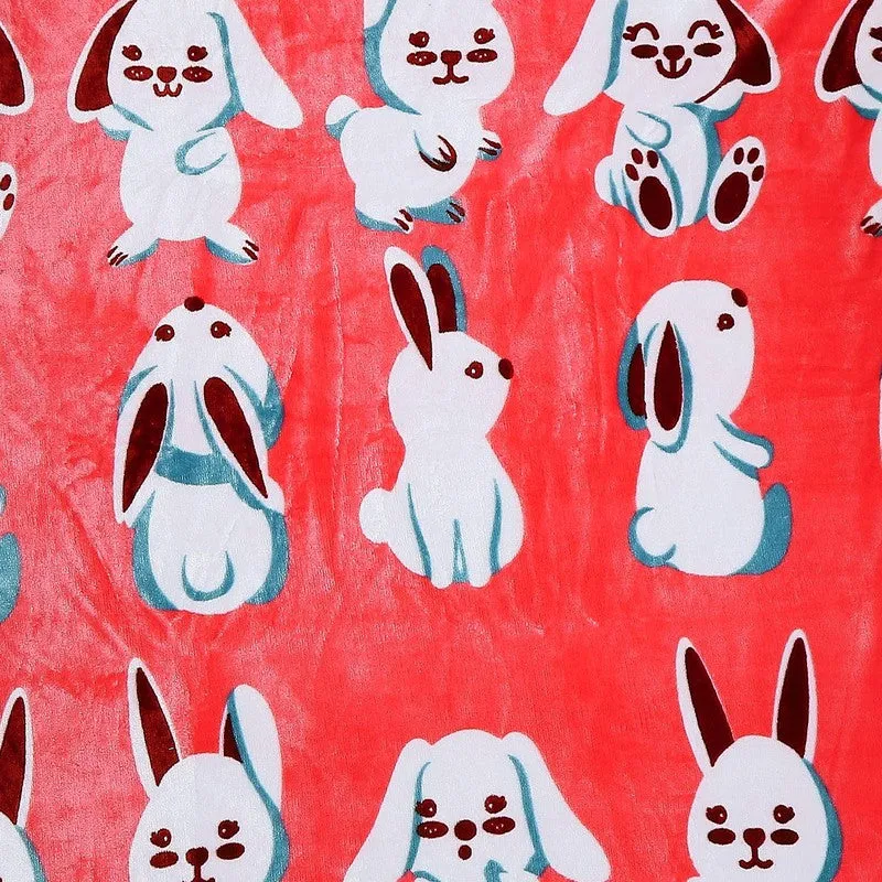 Monte Carlo Bunny Blossom Blanket - 550 GSM media 4