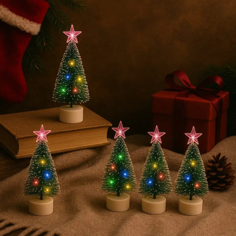 Celestial Star Tree Christmas Ornament - Set Of Five media 5
