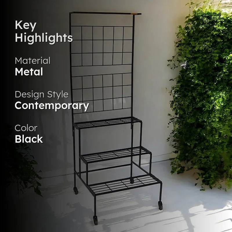 Graziana Tiered Planter Stand - Black media 2