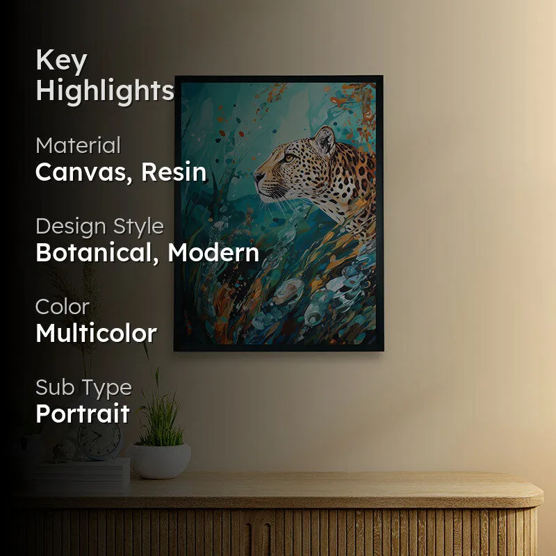 Leopard Lace Canvas Wall Art media 2