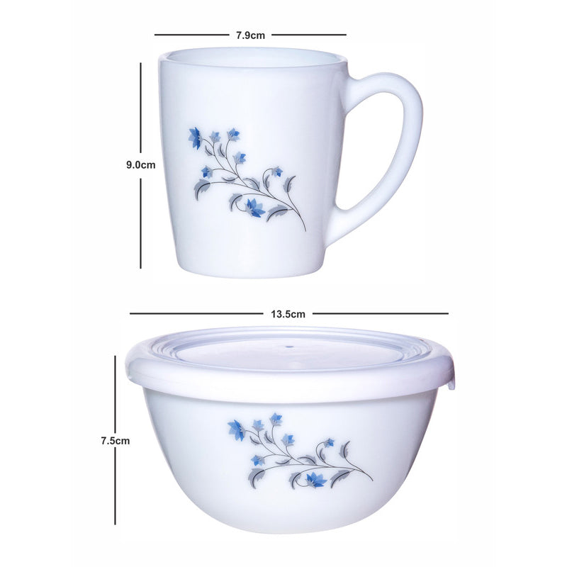 Cello Maleya Floral Tea Snack Set - Three Piece Set media 5