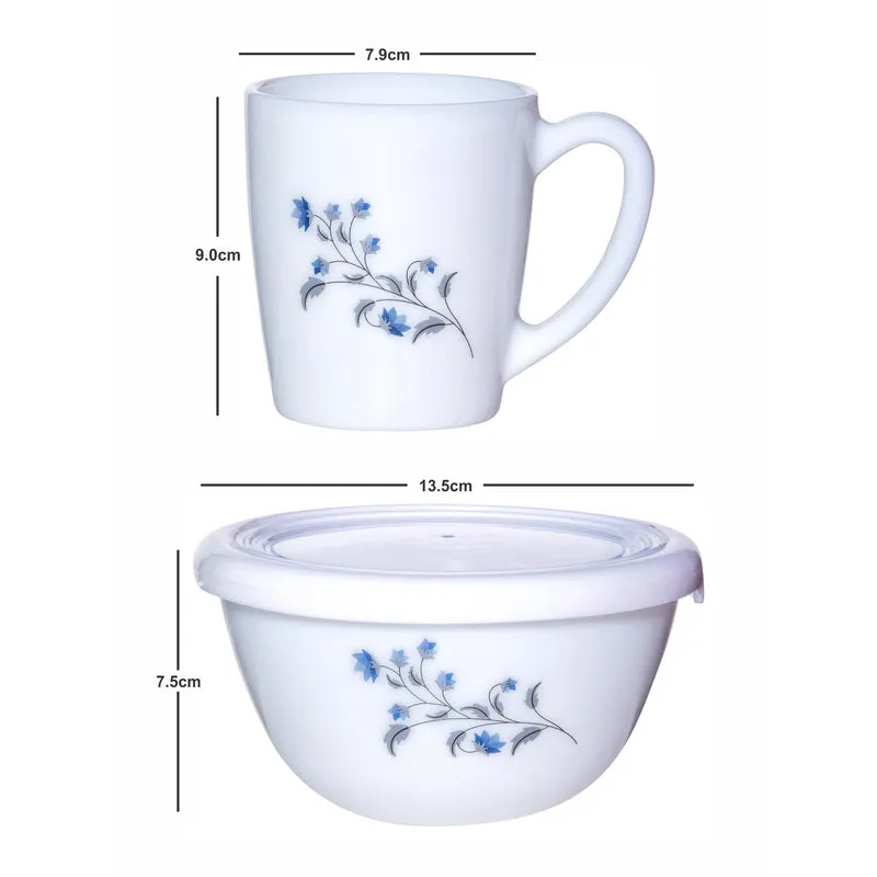 Cello Maleya Floral Tea Snack Set - Three Piece Set media 5