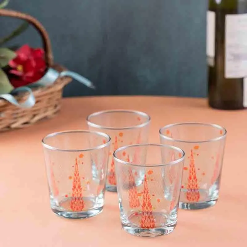 Magnate Mughal Glass Tumbler - Set Of Four media 2