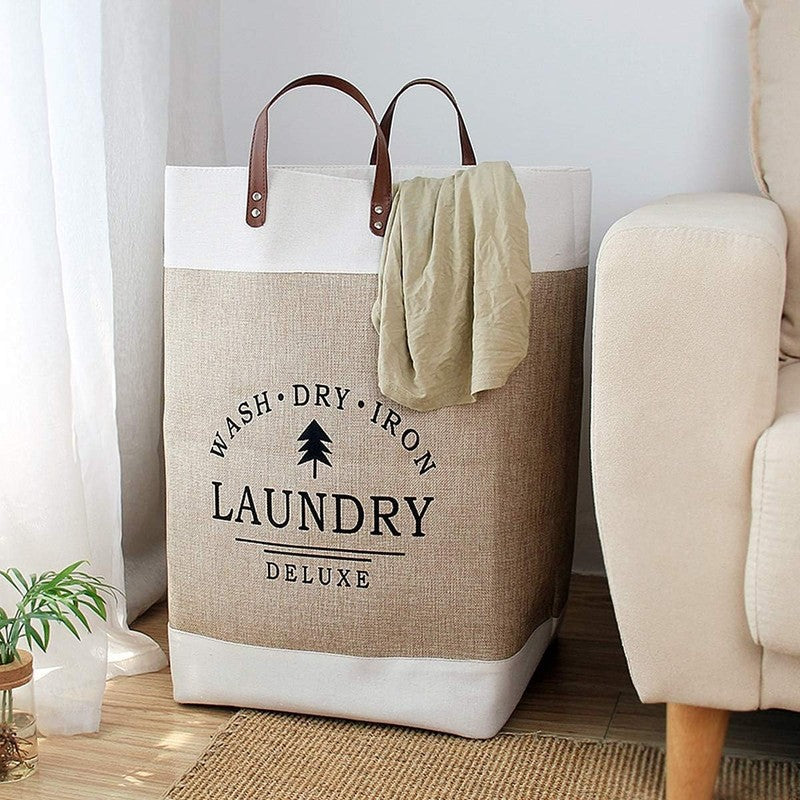 WashNest Linen Laundry Basket