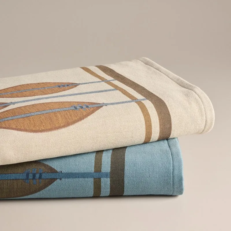 Rustic Petal Cotton Bath Towels - Beige media 5