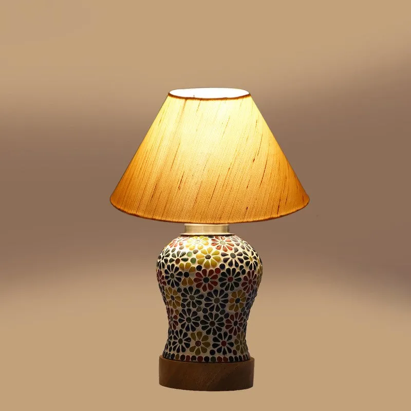 Elowen Wooden Table Lamp - Multicolor media 7