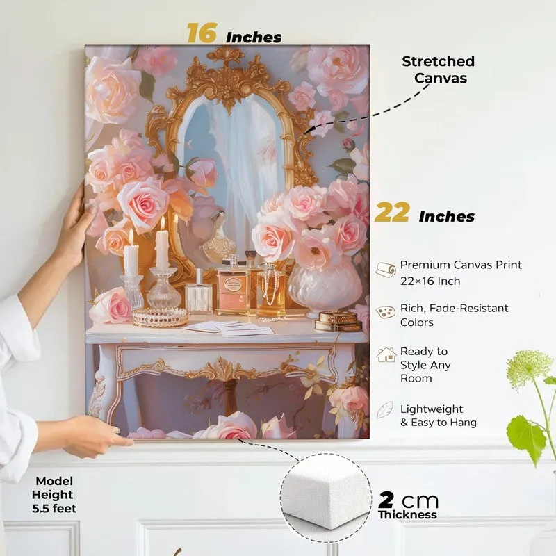 Eternal Flower Canvas Wall Art - Set of Two media 4