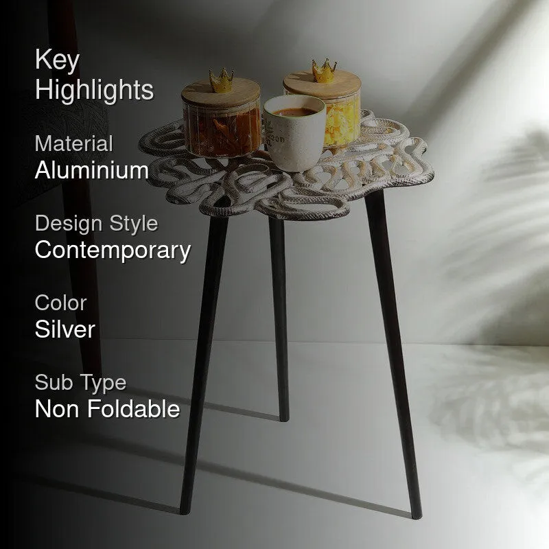 Nature Form Side & Bedside Tables - Silver media 2