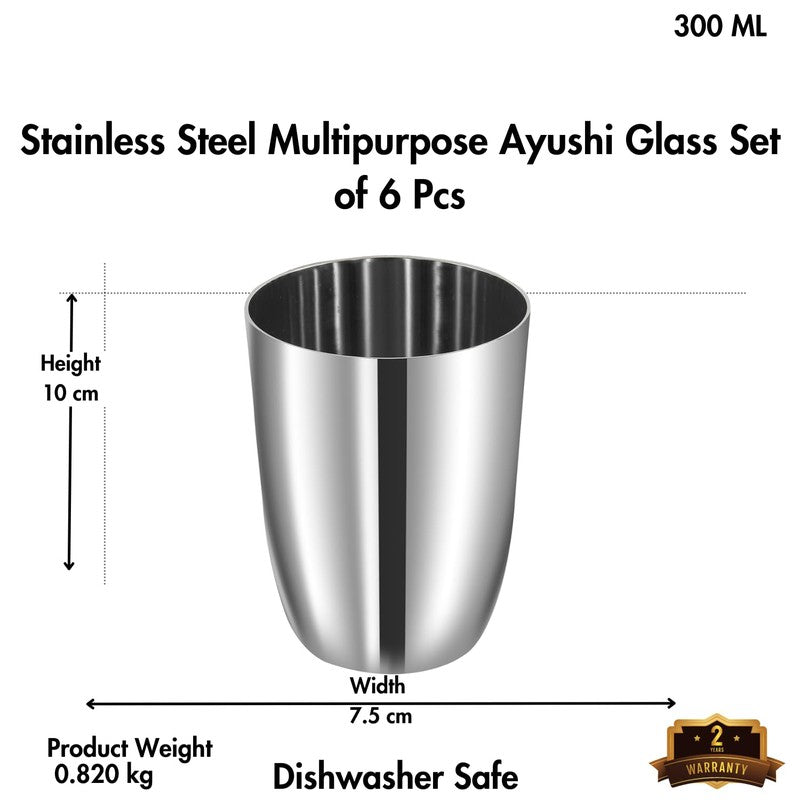 Kraft Clevo Lyven Glasses (300 mL each) - Set Of Six media 9