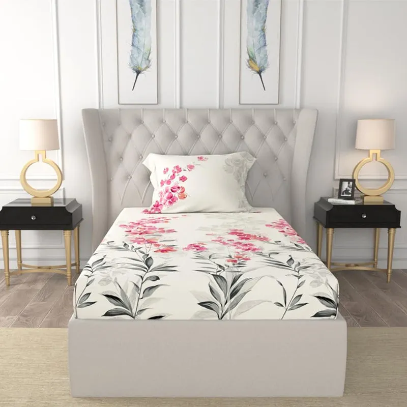 Urban Space Majestic Pink Cotton Bedsheet - 200 TC media 3