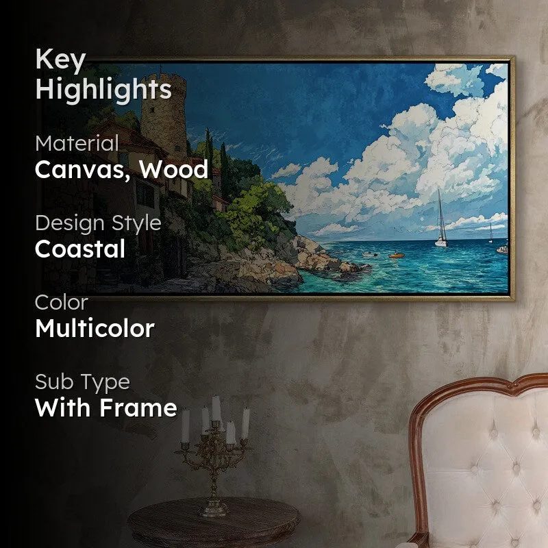 Sentinel Canvas Wall Painting With Frame media 2
