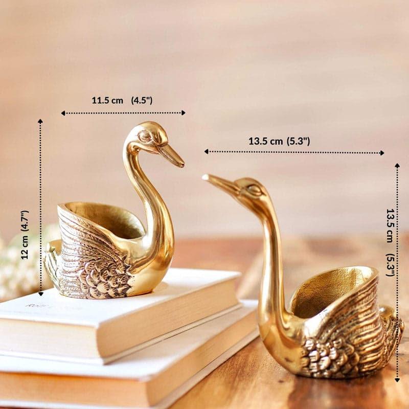 Swan Duo Candle Holder - Set Of Two media 6