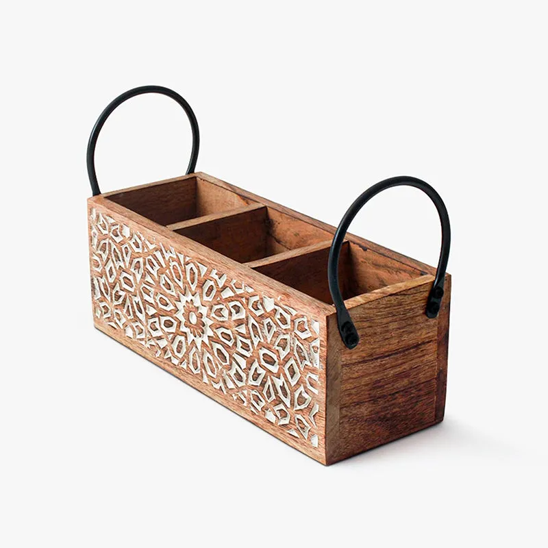 Spektra Wood Cutlery Stand media 4