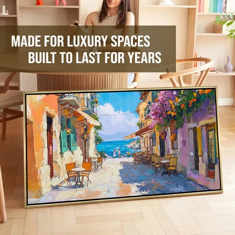 Refined Shores Canvas Wall Painting With Frame media 7