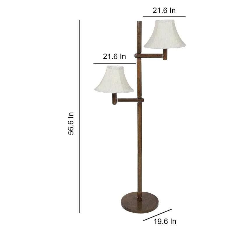 Jijo Jasto Stainless Steel Floor Lamp - Beige media 5