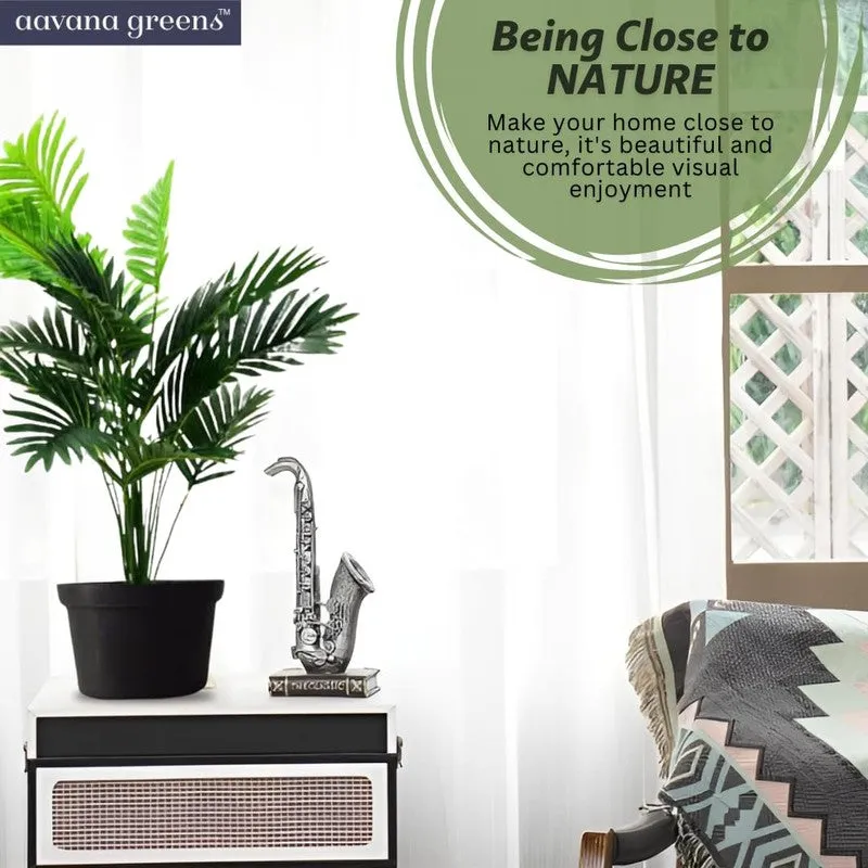 LuxeLeaf Faux Areca Plant - 2.5 Feet media 7