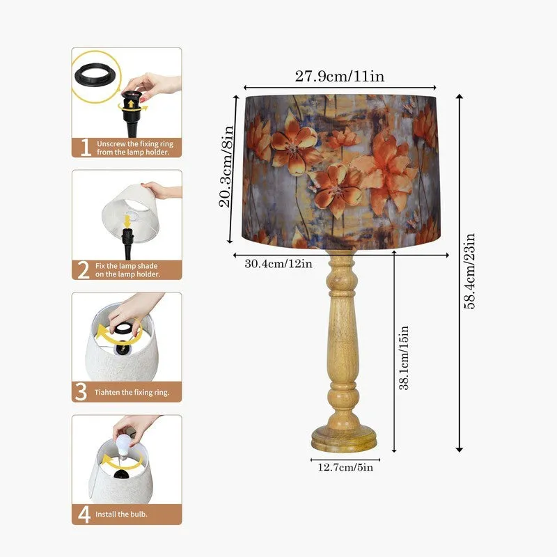 OptiLight Adjus Wooden Table Lamp - Multicolor media 7