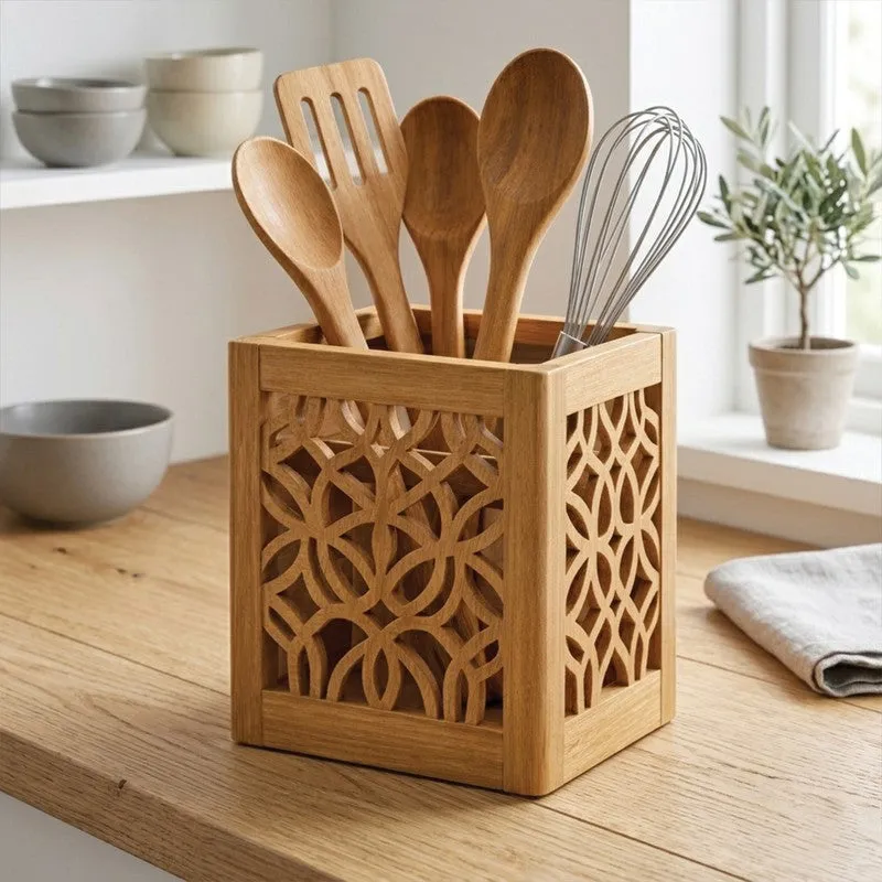 Savor Line MDF Rustic Cutlery Cutlery Stand media 1