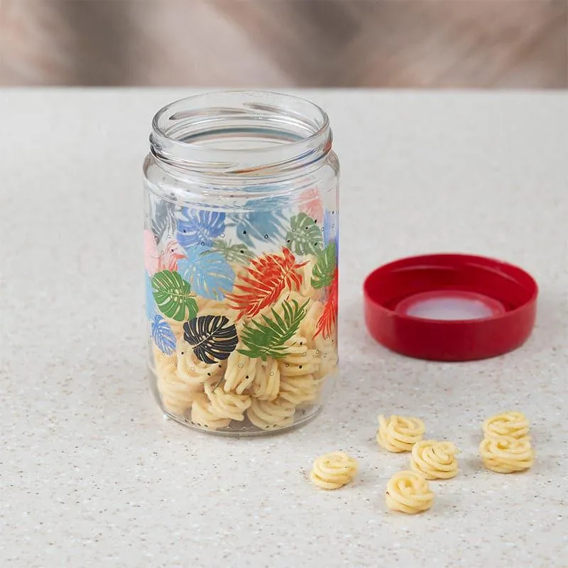Monara Floral Transparent Storage Container - 660 mL media 4