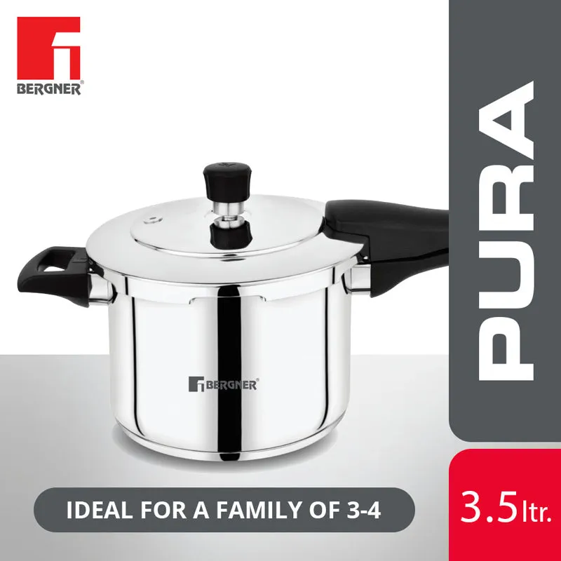 Bergner Induction Safe Pressure Cooker - 3500 ml/19 Inches media 3