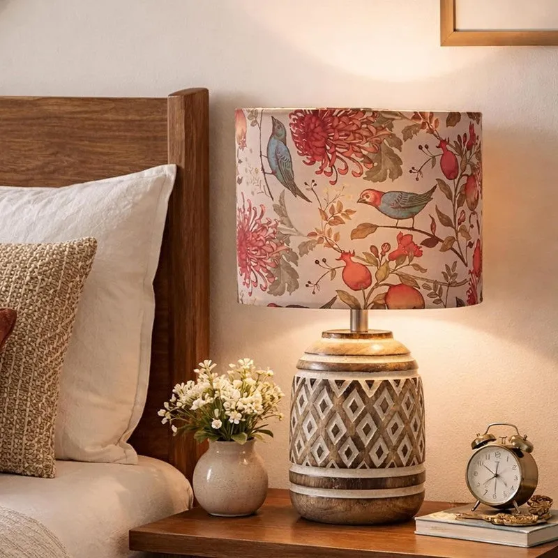 BirdVista Wooden Table Lamp media 3