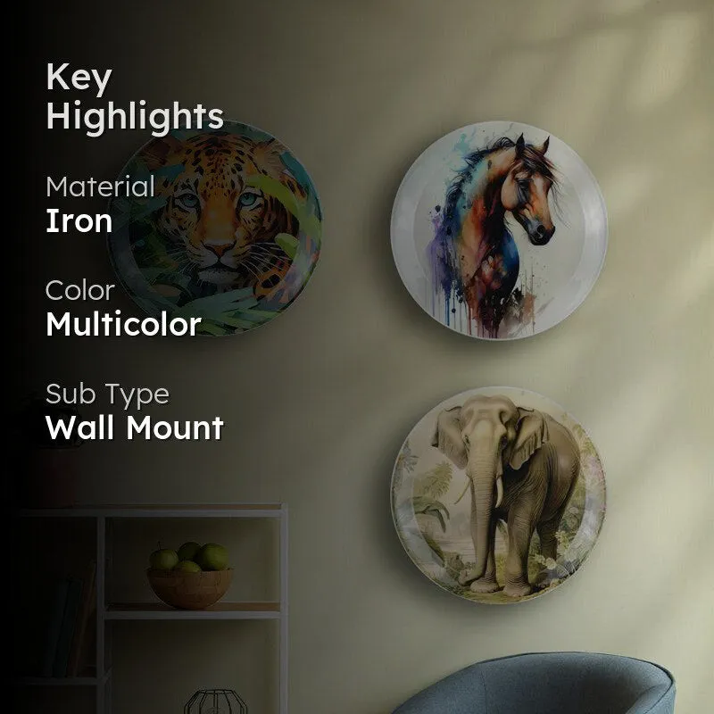 Untamed Wild Wall Plate - Set Of Three media 2