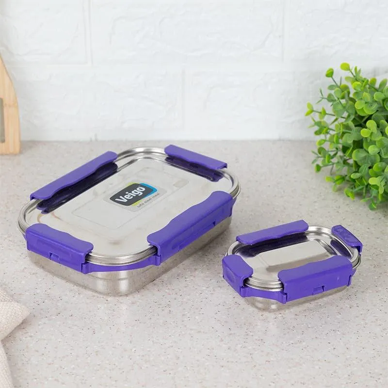 Ligo Violet Lunch Box (800/150 mL) - Two Piece Set media 4