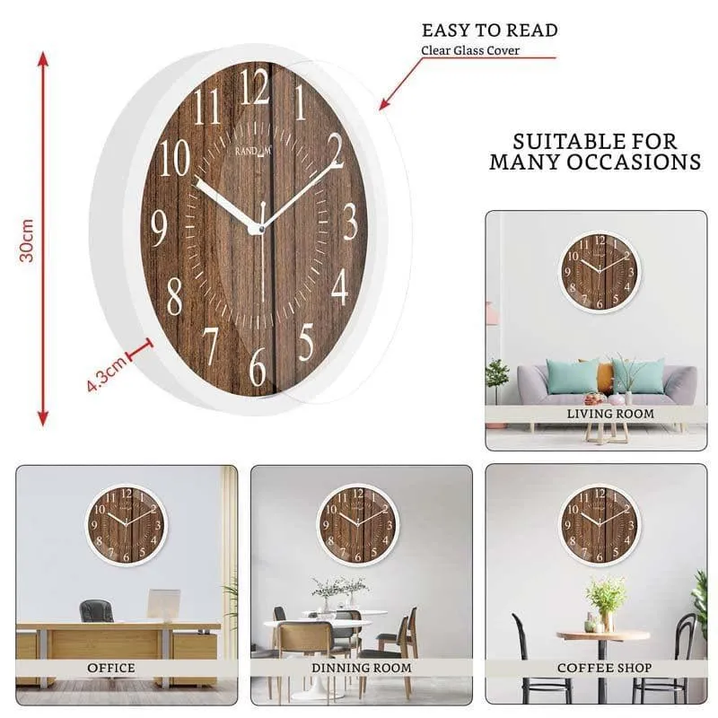 Magic Brown Wall Clock media 5
