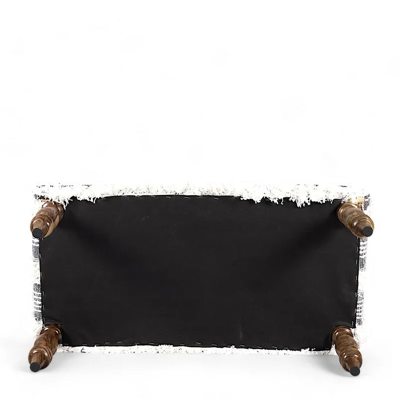 Cazro Sheesham Wooden Bench - Grey media 5