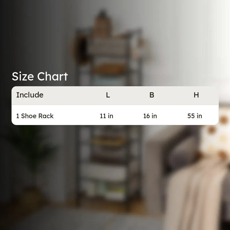 Efficient Metal Shoe Rack - Black media 11