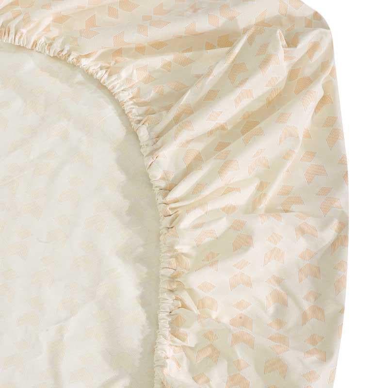 Miniature Mosaic - Orange Microfiber Bedsheet - 300 GSM media 7