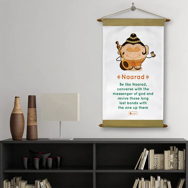 Whimsy Cute Naarad Canvas Wall Accent media 1