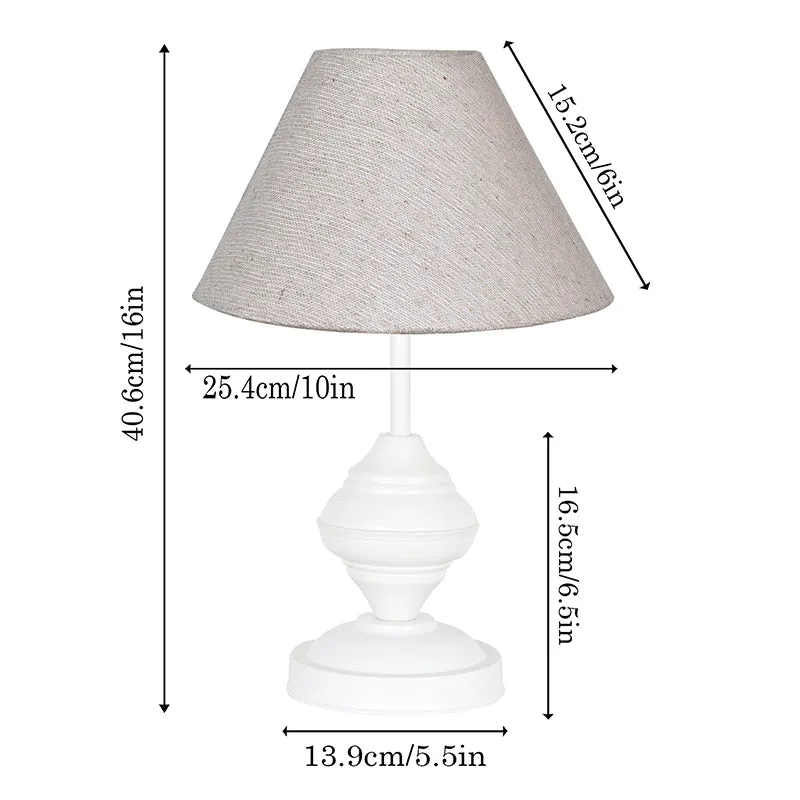 Orbin Metal Table Lamp - Grey,White media 5