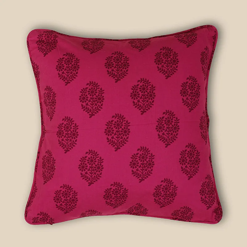 Swayam Asteri Printed Cotton Cushion Cover - Set of Two - 4