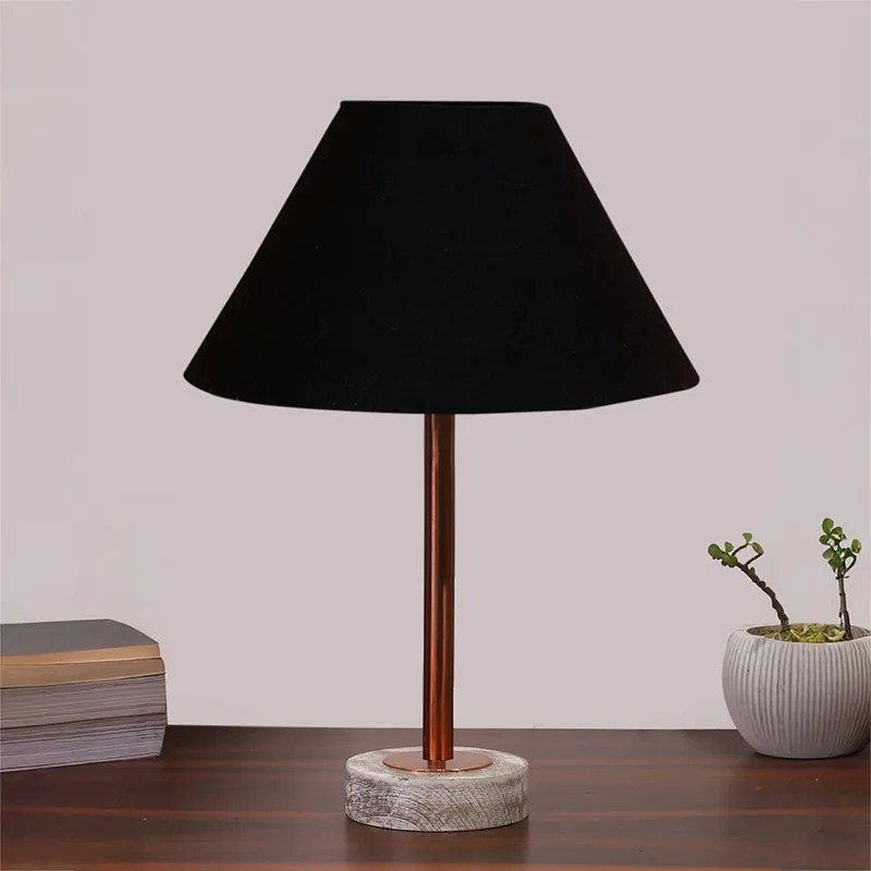 Cotin II Rodin Wooden Table Lamp - Black,Copper,White media 3