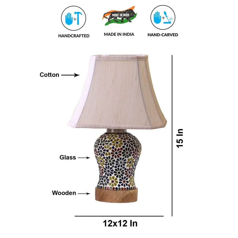 Aurelia Square Wooden Table Lamp - Multicolor media 8