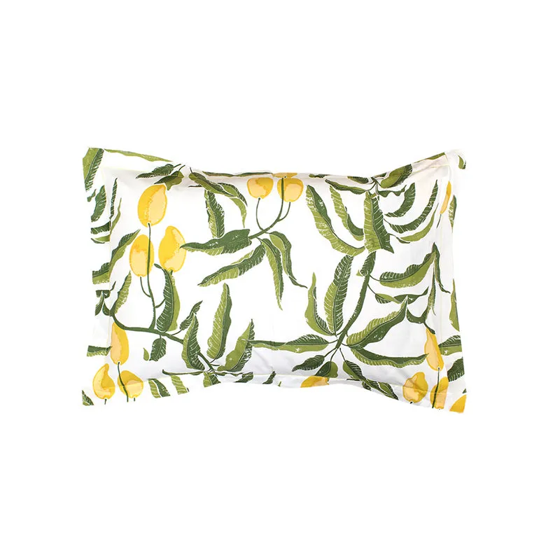 Amra Mango Cotton Bedsheet (Yellow) - 180 TC media 6