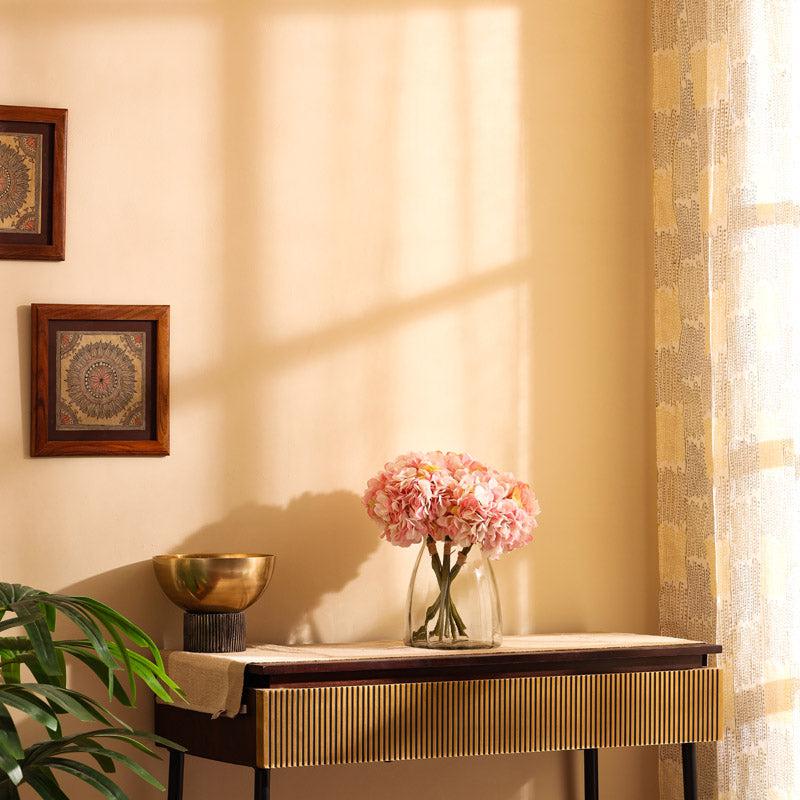 Artificial Realistic Hydrangea Flower Bouquet - Light Pink media 5