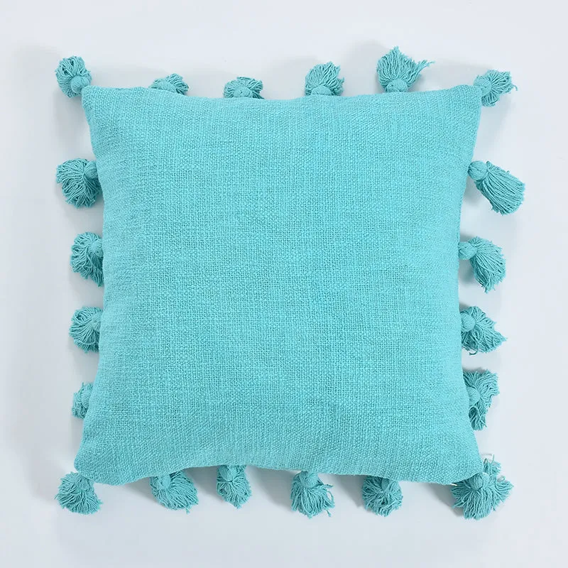 Tassia Cushion Cover (Blue) - Set Of Two media 5