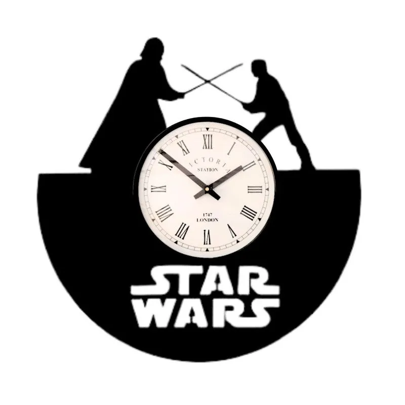 Starvex Steel Analog Wall Clock - Black media 4