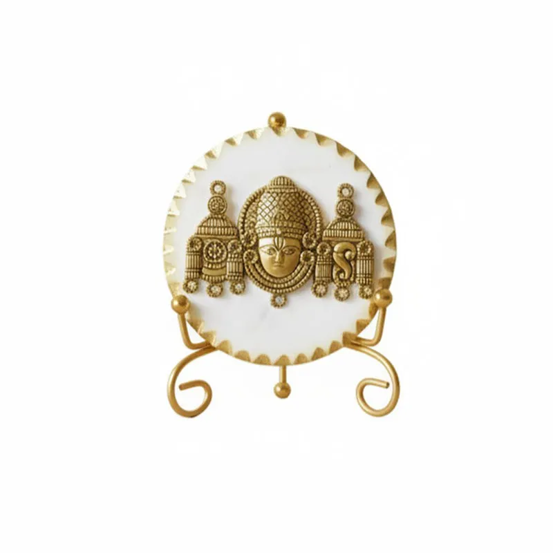 Lakshmi Kripa Marble Showpiece With Stand media 3