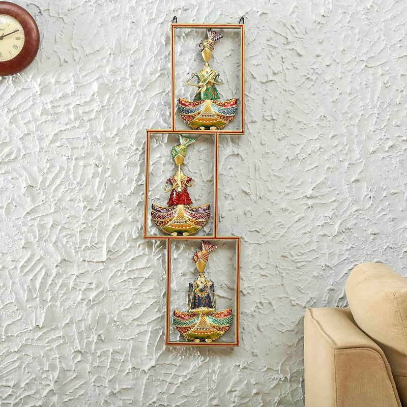 Musician Frame Set Iron Wall Accents