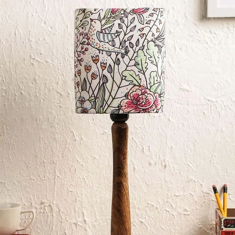 Ethnic Flair Fabric Table Lamp - Multicolor media 3